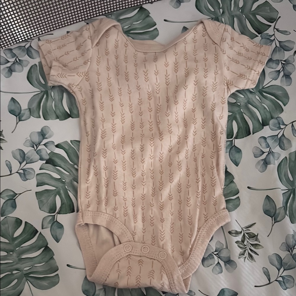 Pink Patterned Kids One Piece